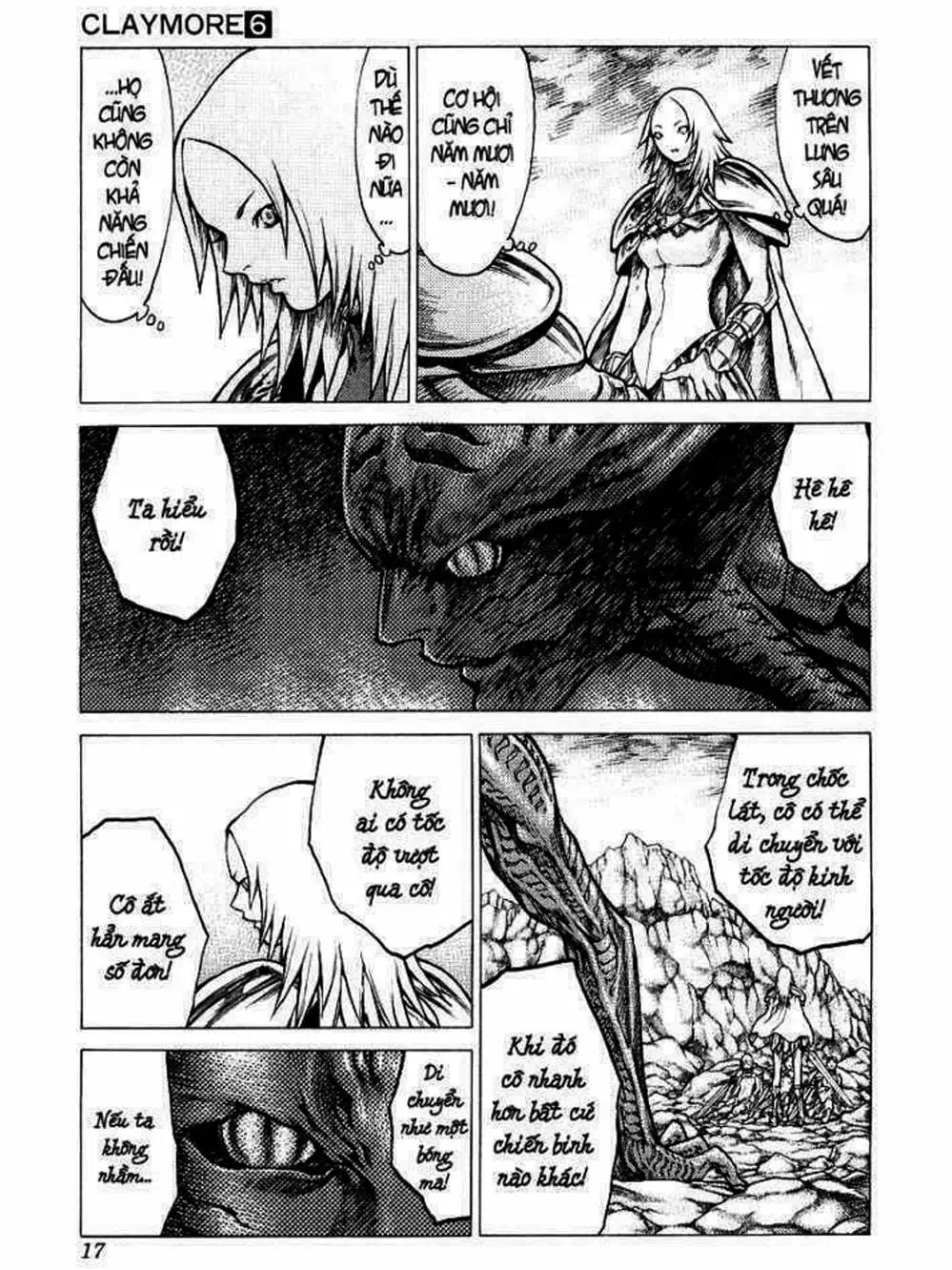 Truyện Tranh Claymore Mắt Bạc trang 4