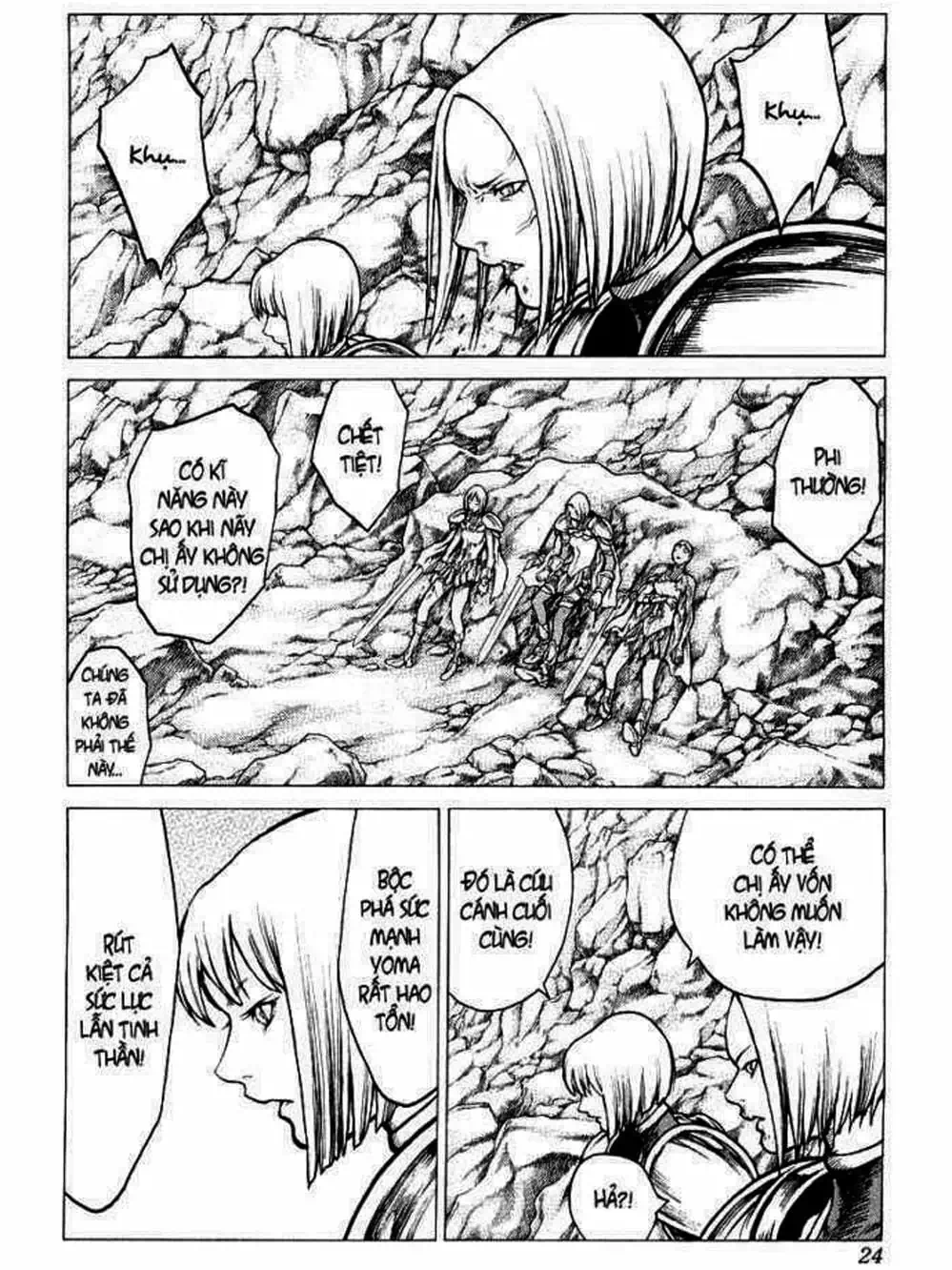 Truyện Tranh Claymore Mắt Bạc trang 4