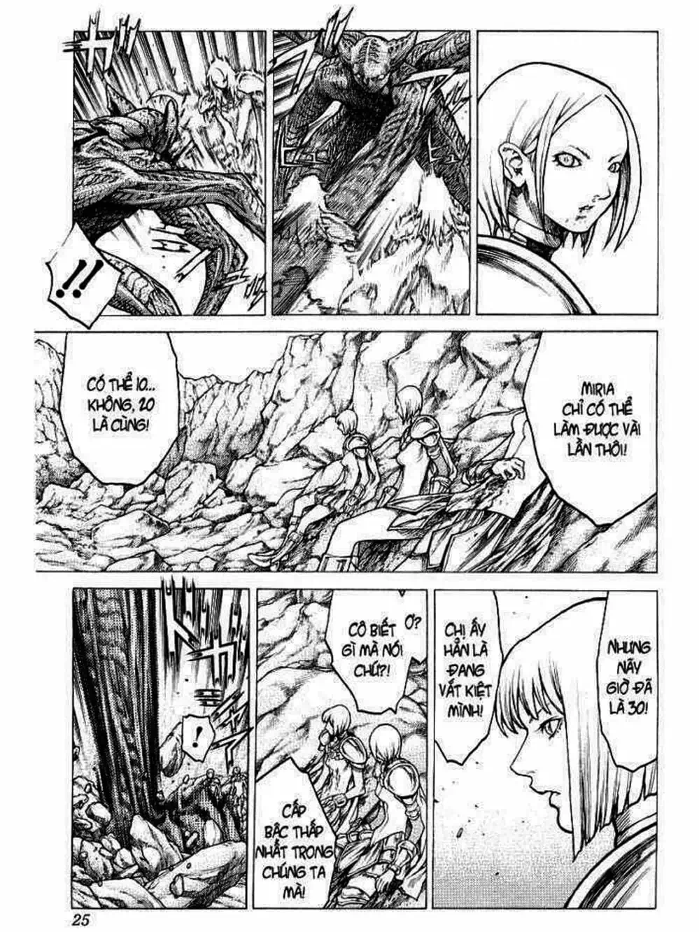 Truyện Tranh Claymore Mắt Bạc trang 4