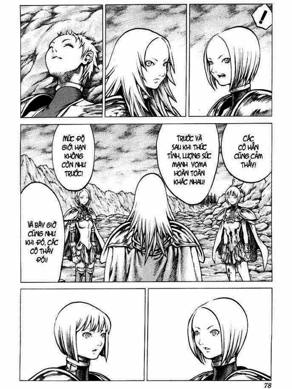 Truyện Tranh Claymore Mắt Bạc trang 4