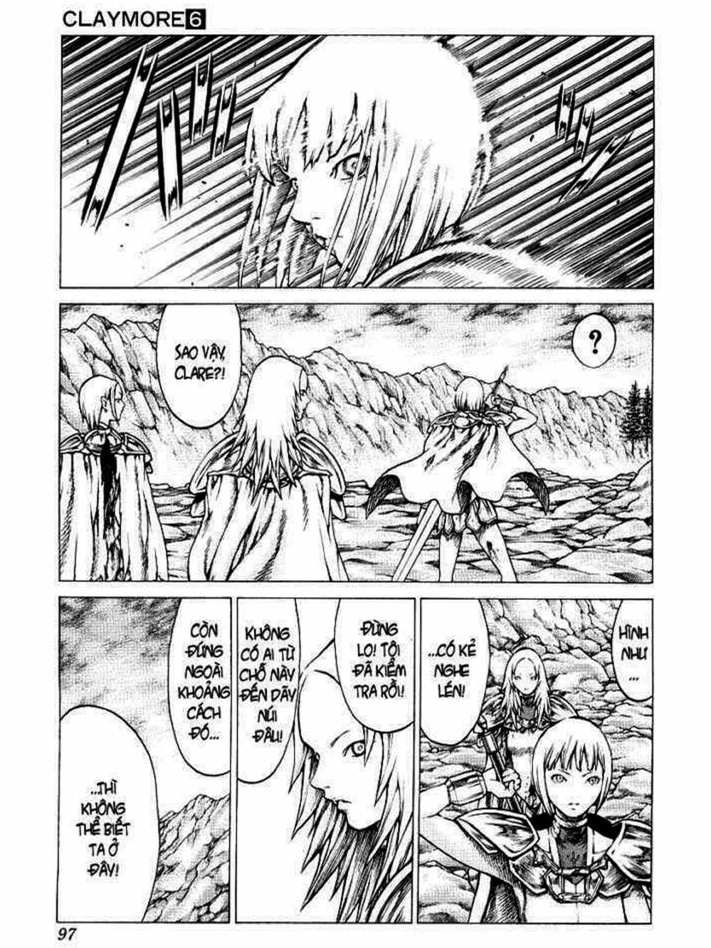 Truyện Tranh Claymore Mắt Bạc trang 4