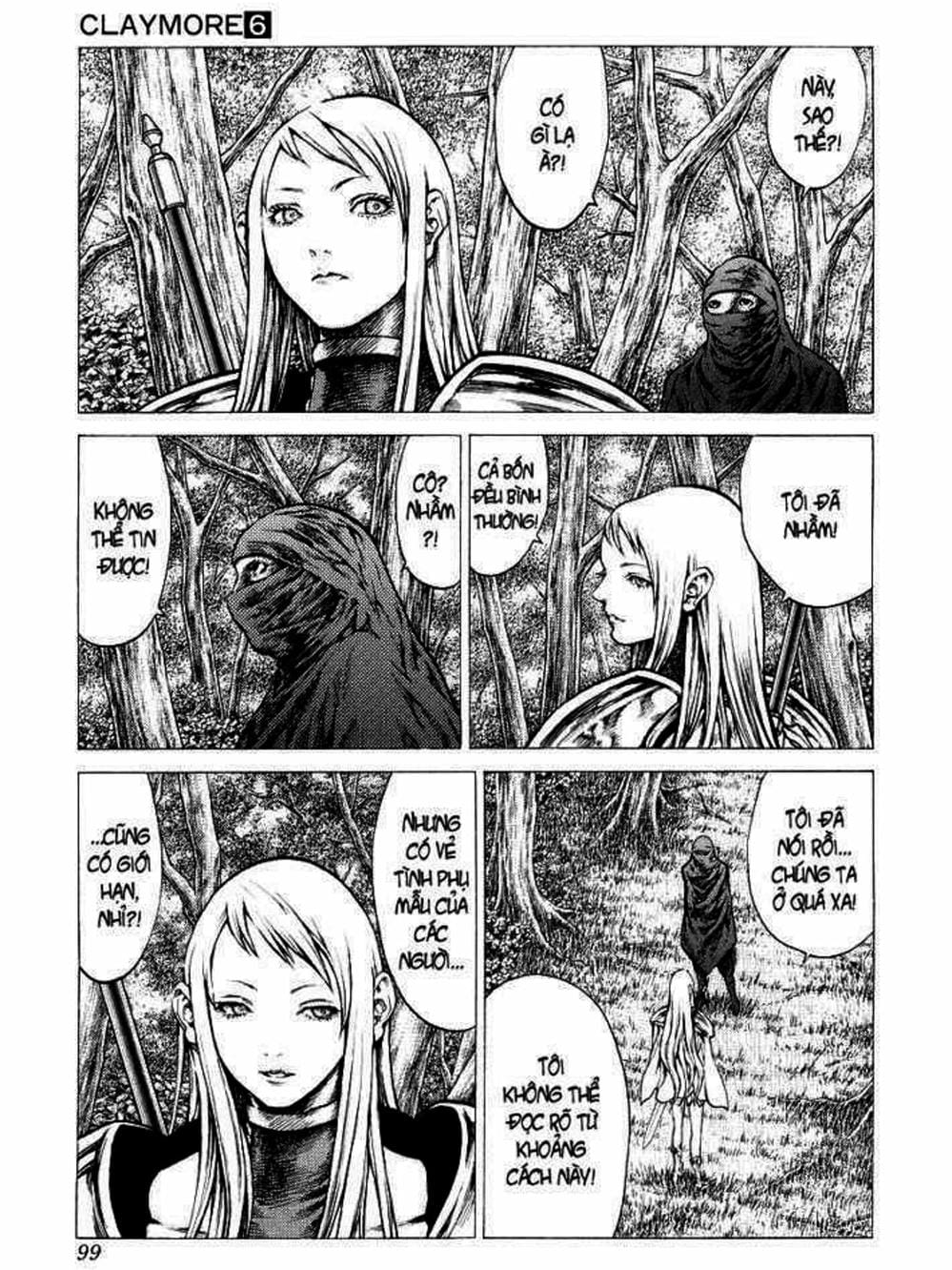 Truyện Tranh Claymore Mắt Bạc trang 4