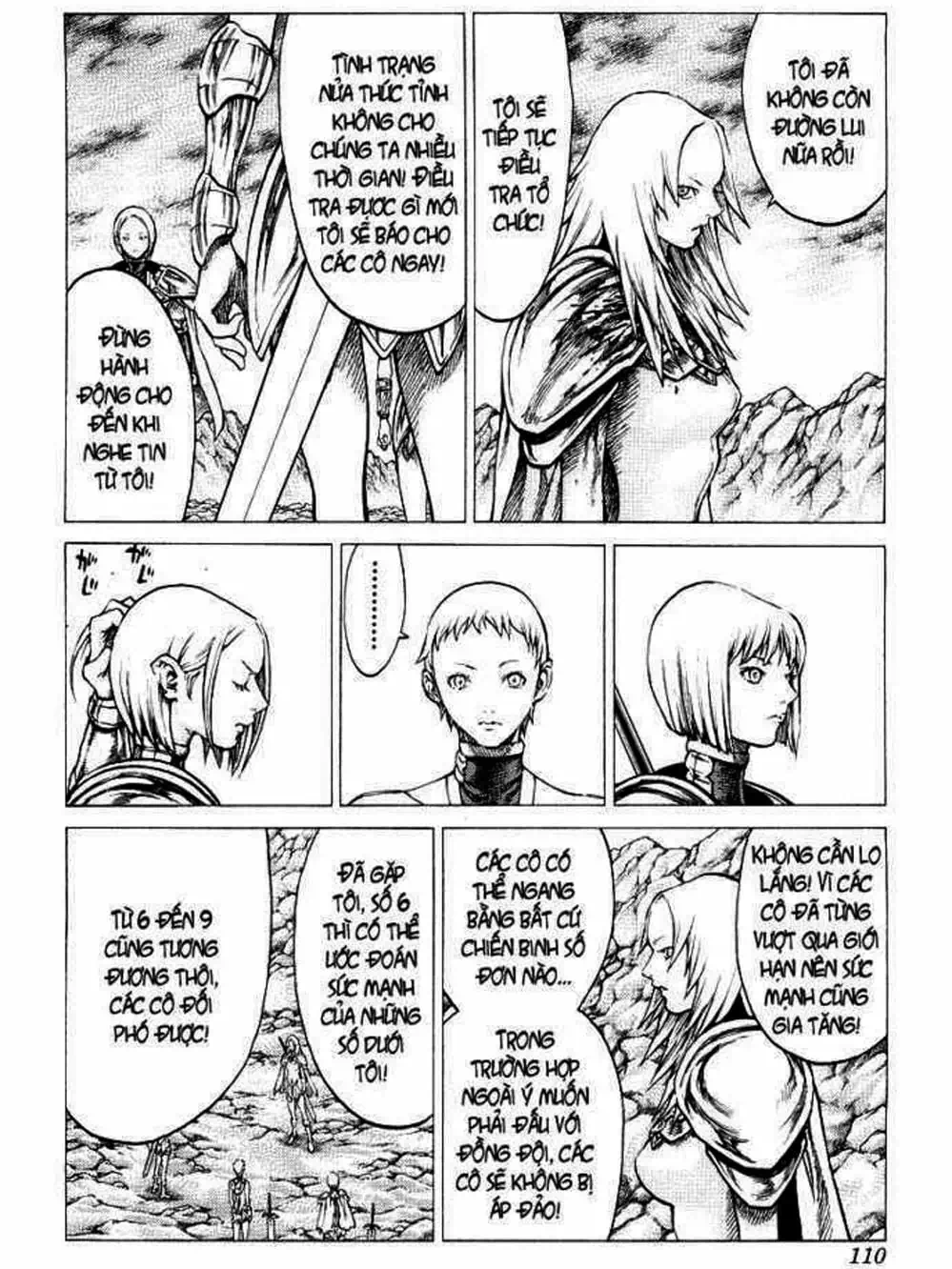 Truyện Tranh Claymore Mắt Bạc trang 4