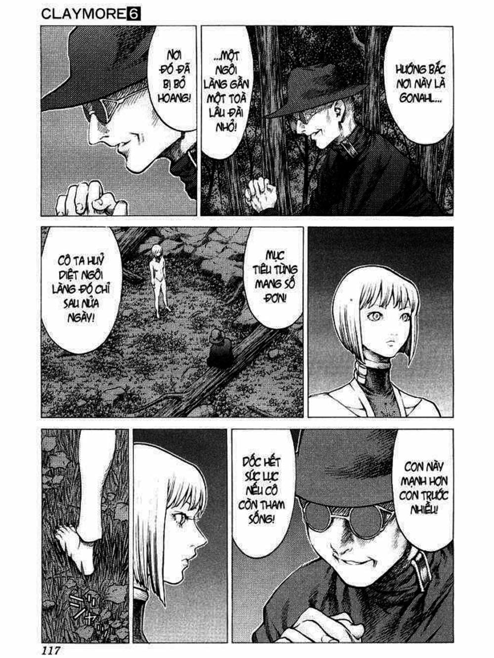 Truyện Tranh Claymore Mắt Bạc trang 4