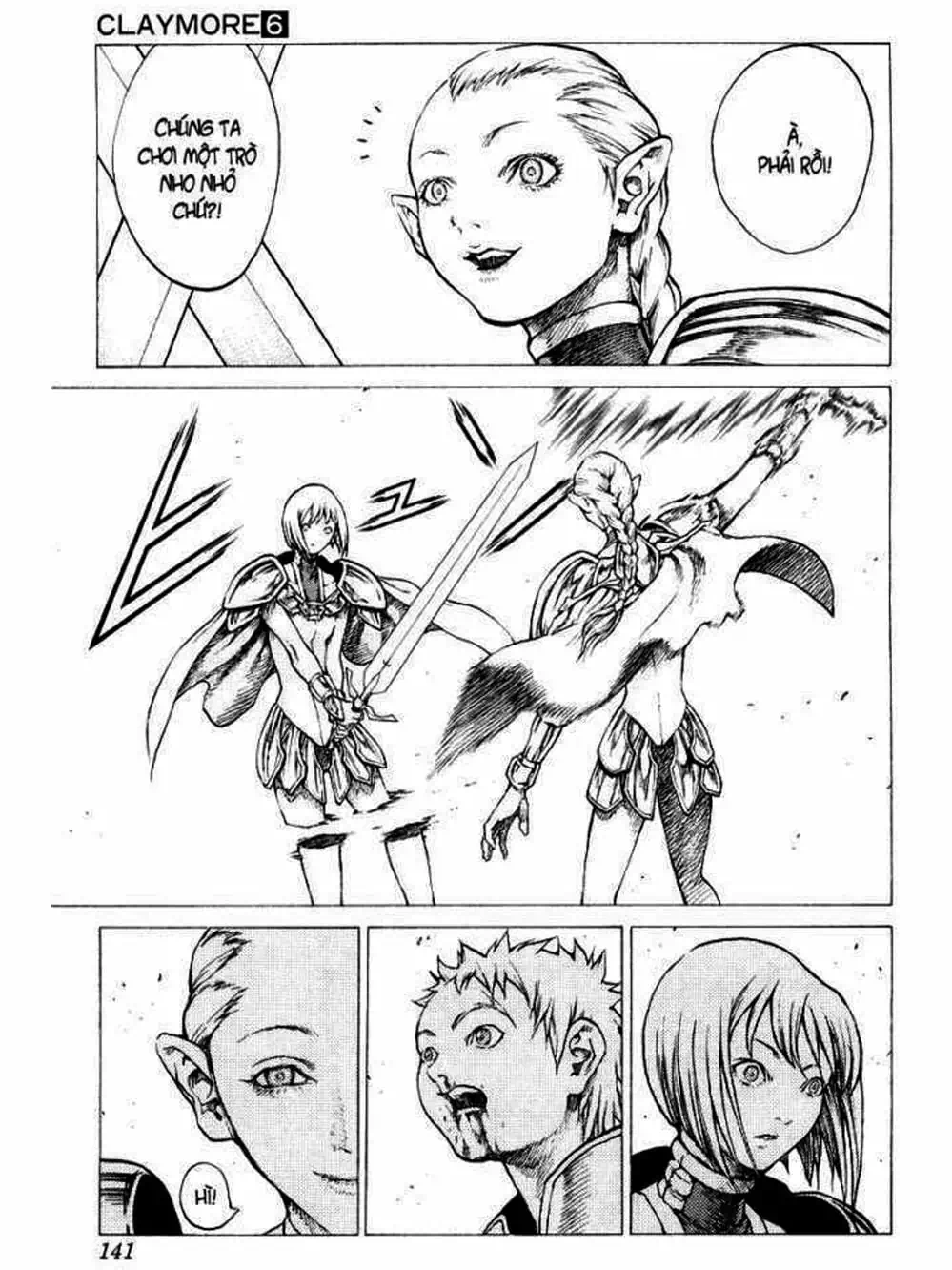 Truyện Tranh Claymore Mắt Bạc trang 4