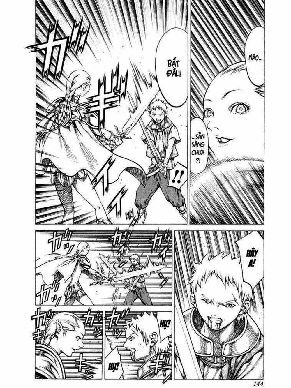 Truyện Tranh Claymore Mắt Bạc trang 4