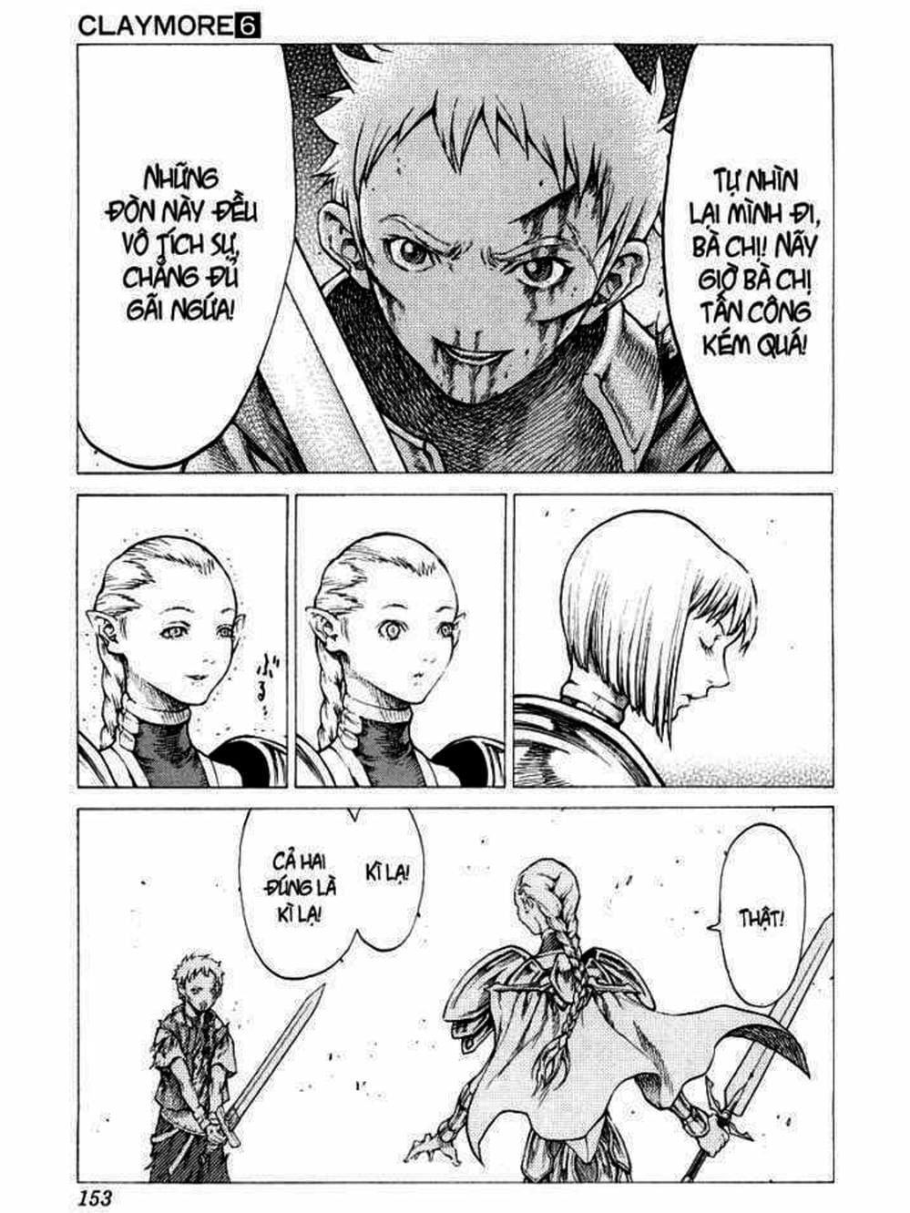 Truyện Tranh Claymore Mắt Bạc trang 4