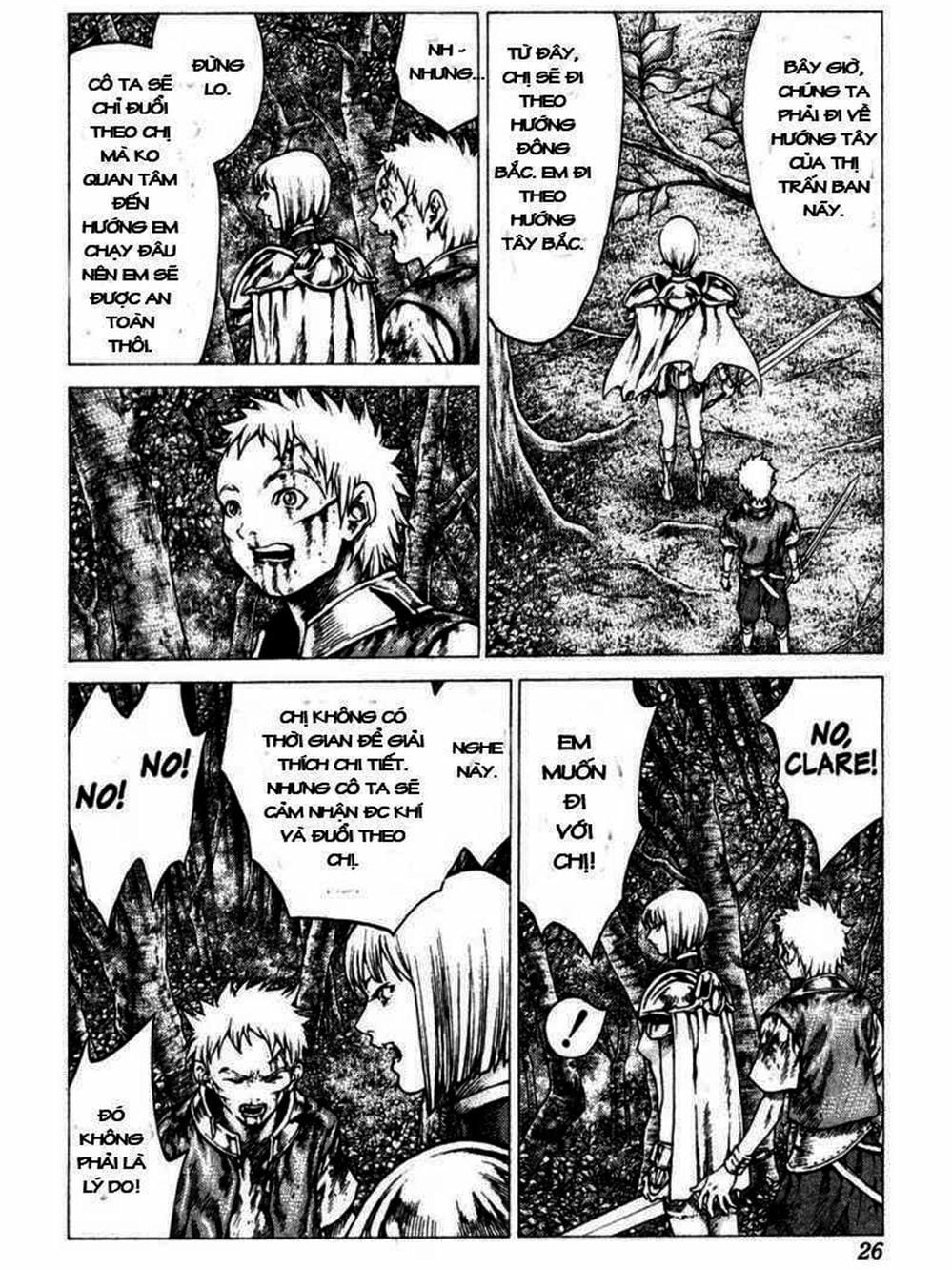 Truyện Tranh Claymore Mắt Bạc trang 4