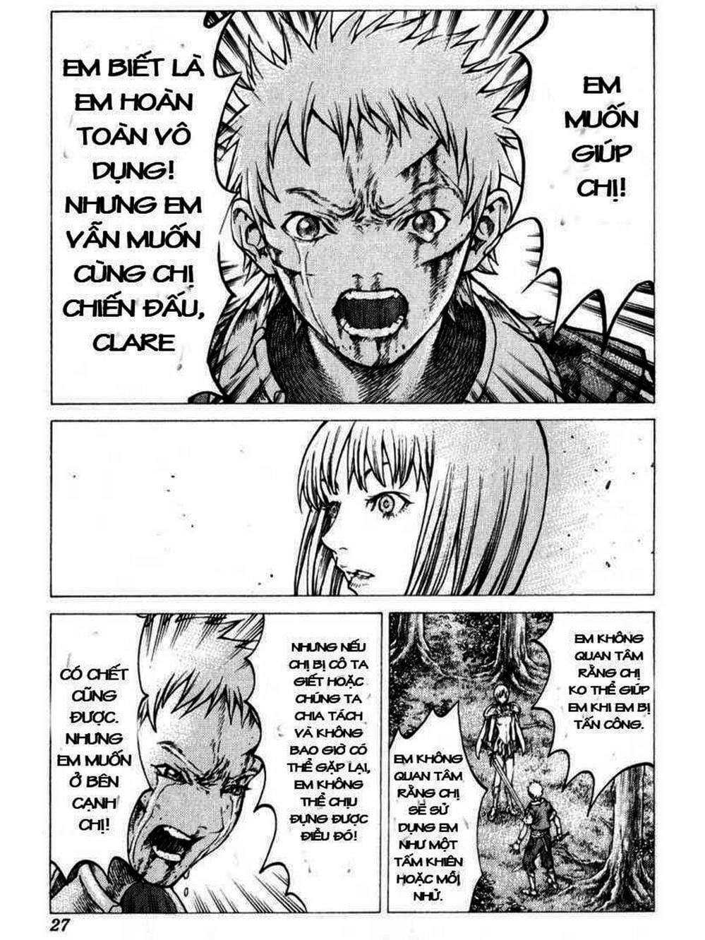 Truyện Tranh Claymore Mắt Bạc trang 4