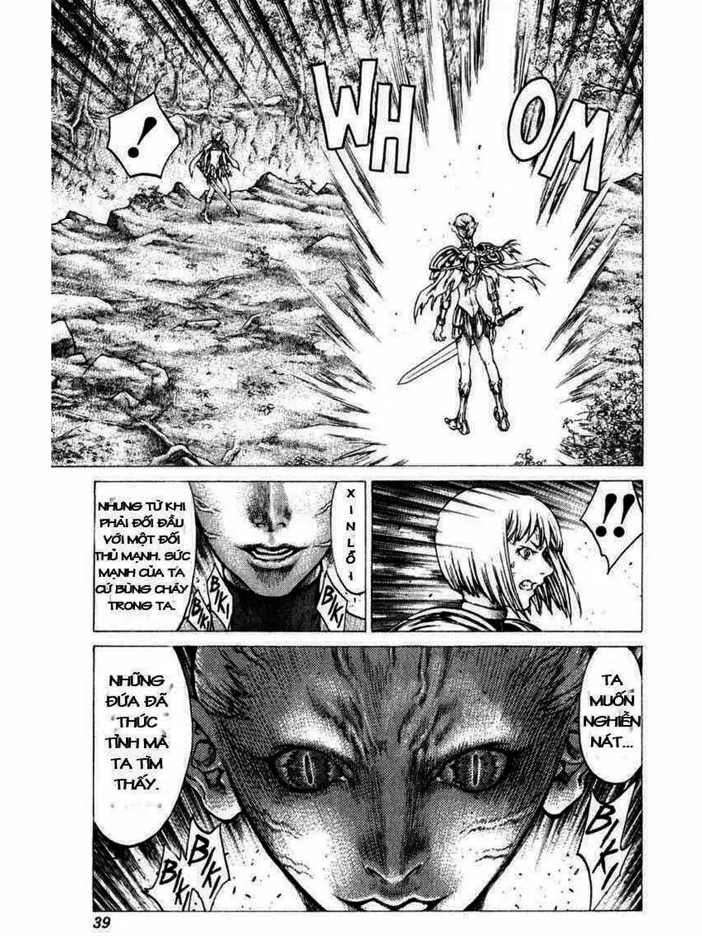 Truyện Tranh Claymore Mắt Bạc trang 4