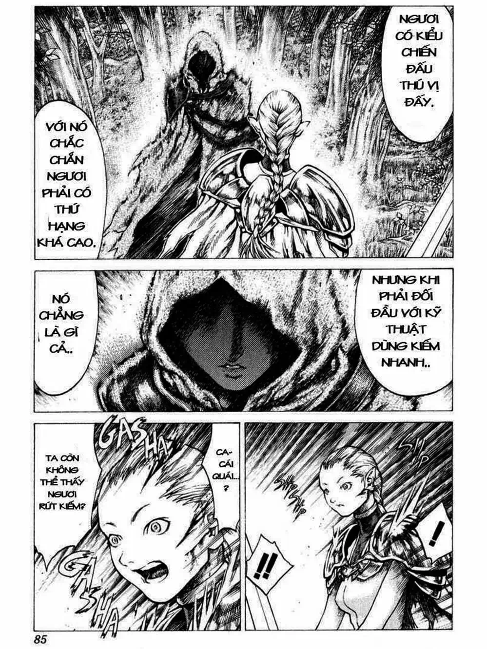 Truyện Tranh Claymore Mắt Bạc trang 4