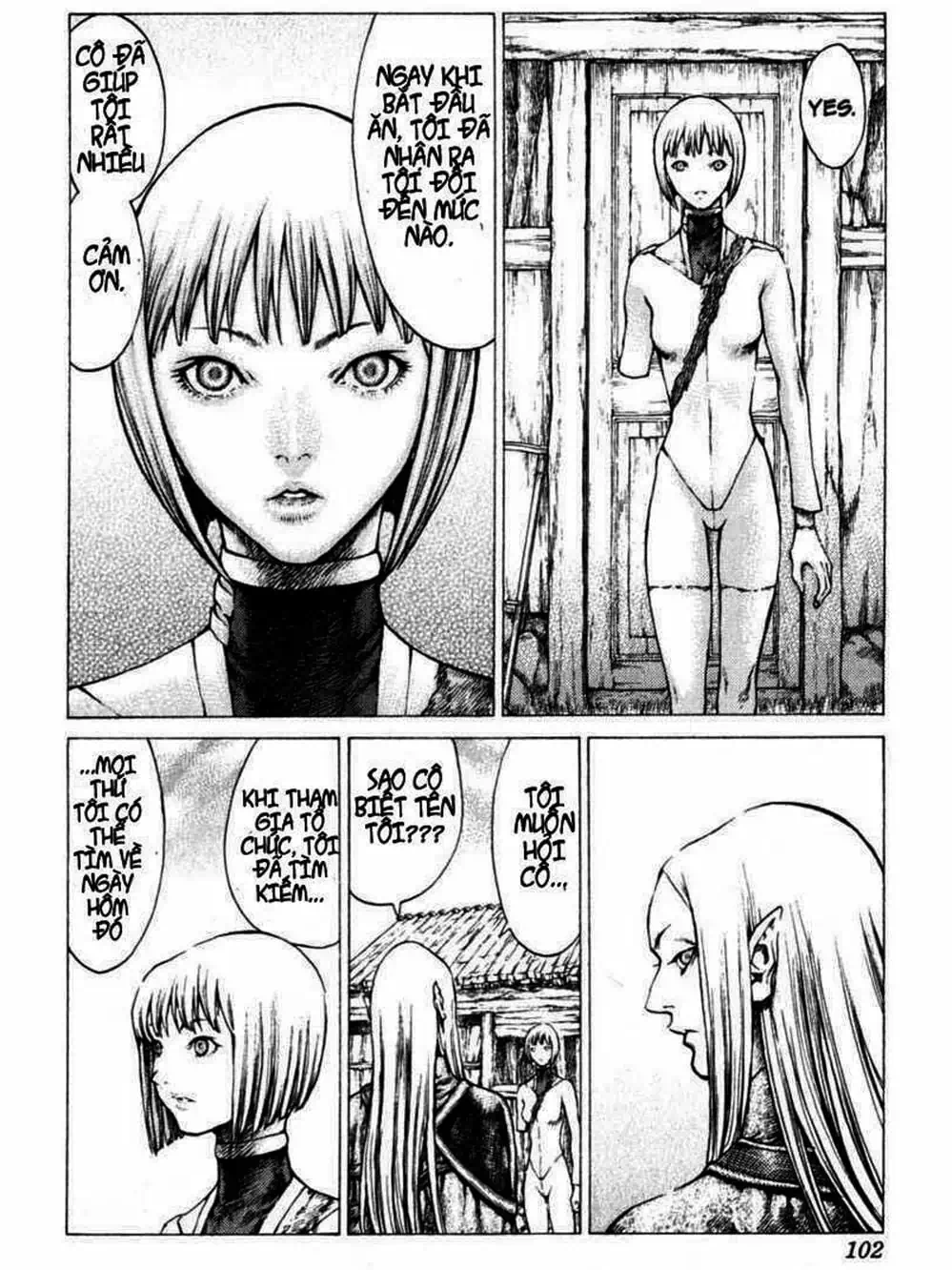 Truyện Tranh Claymore Mắt Bạc trang 4