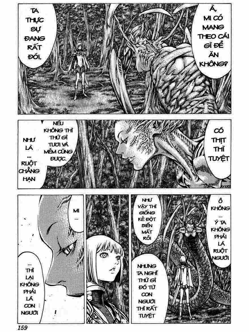 Truyện Tranh Claymore Mắt Bạc trang 4