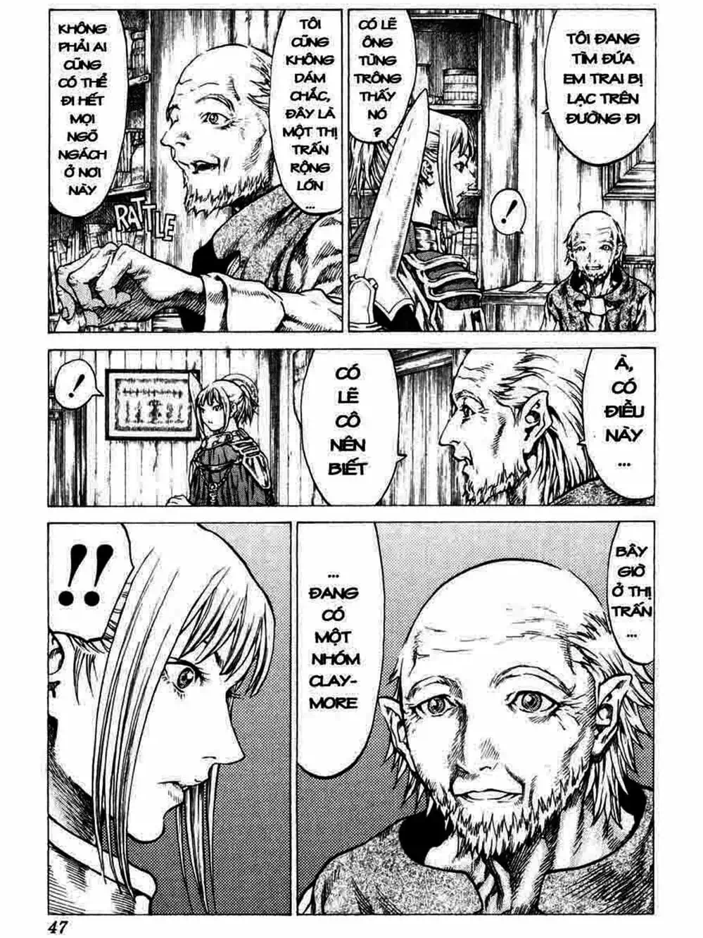 Truyện Tranh Claymore Mắt Bạc trang 4