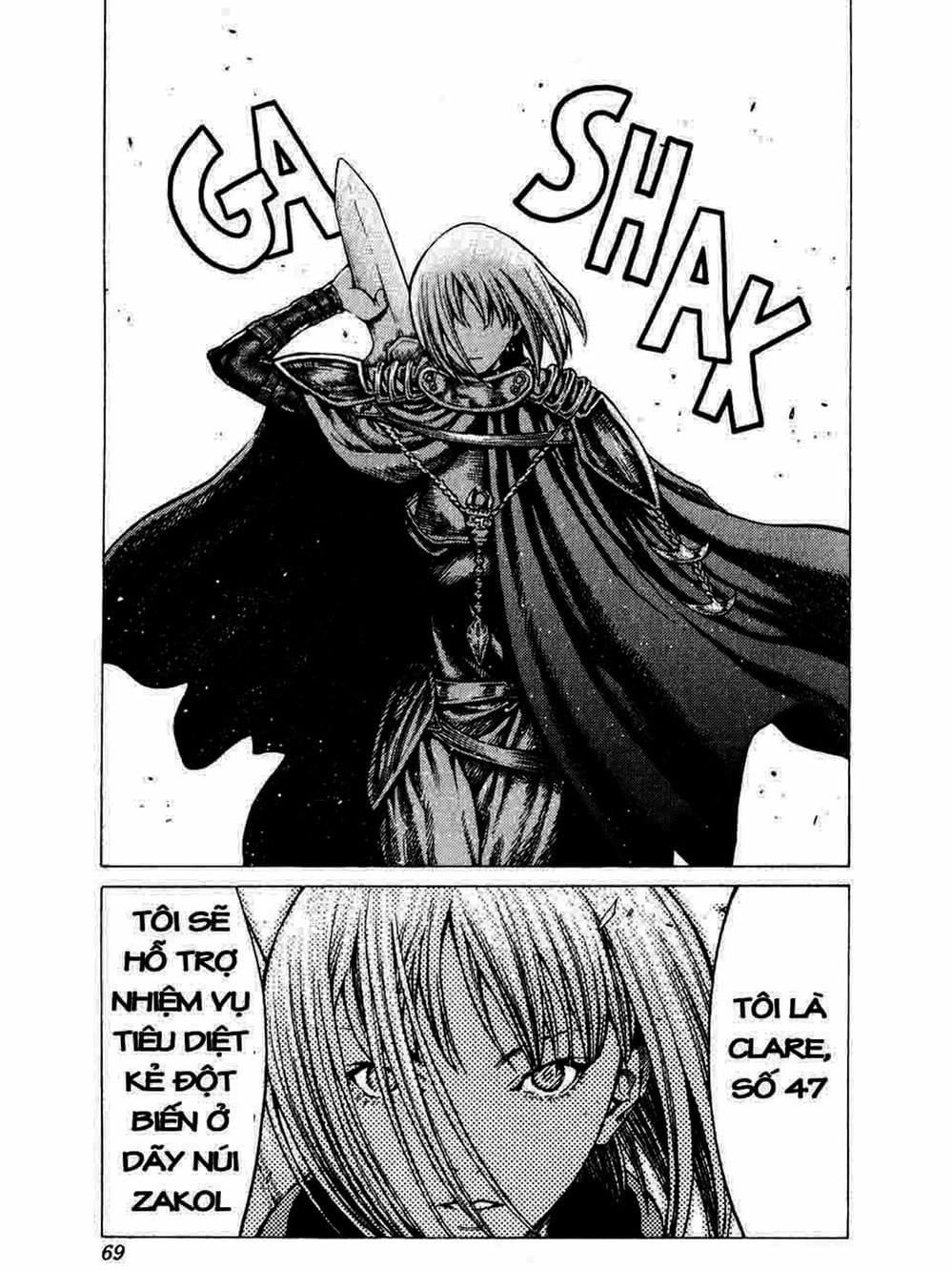 Truyện Tranh Claymore Mắt Bạc trang 4