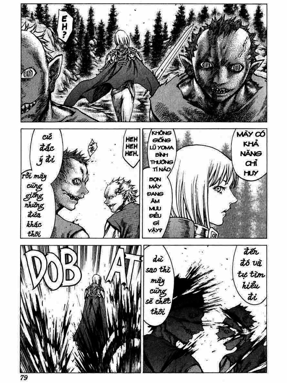 Truyện Tranh Claymore Mắt Bạc trang 4