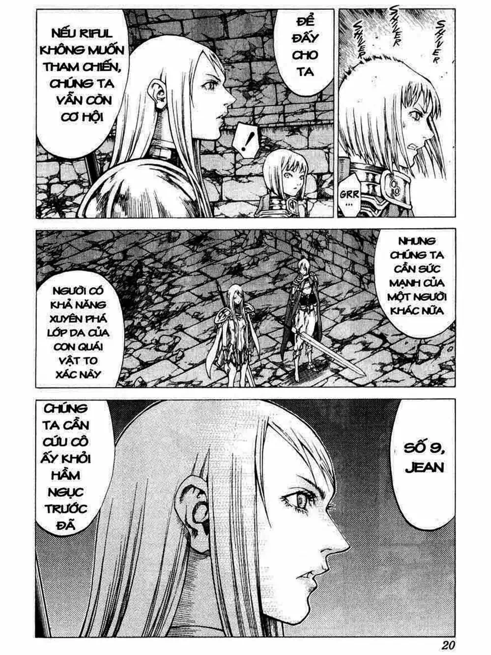 Truyện Tranh Claymore Mắt Bạc trang 4