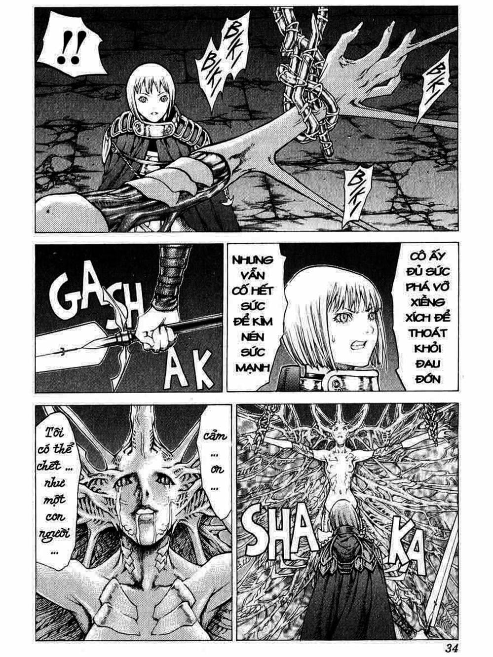 Truyện Tranh Claymore Mắt Bạc trang 4