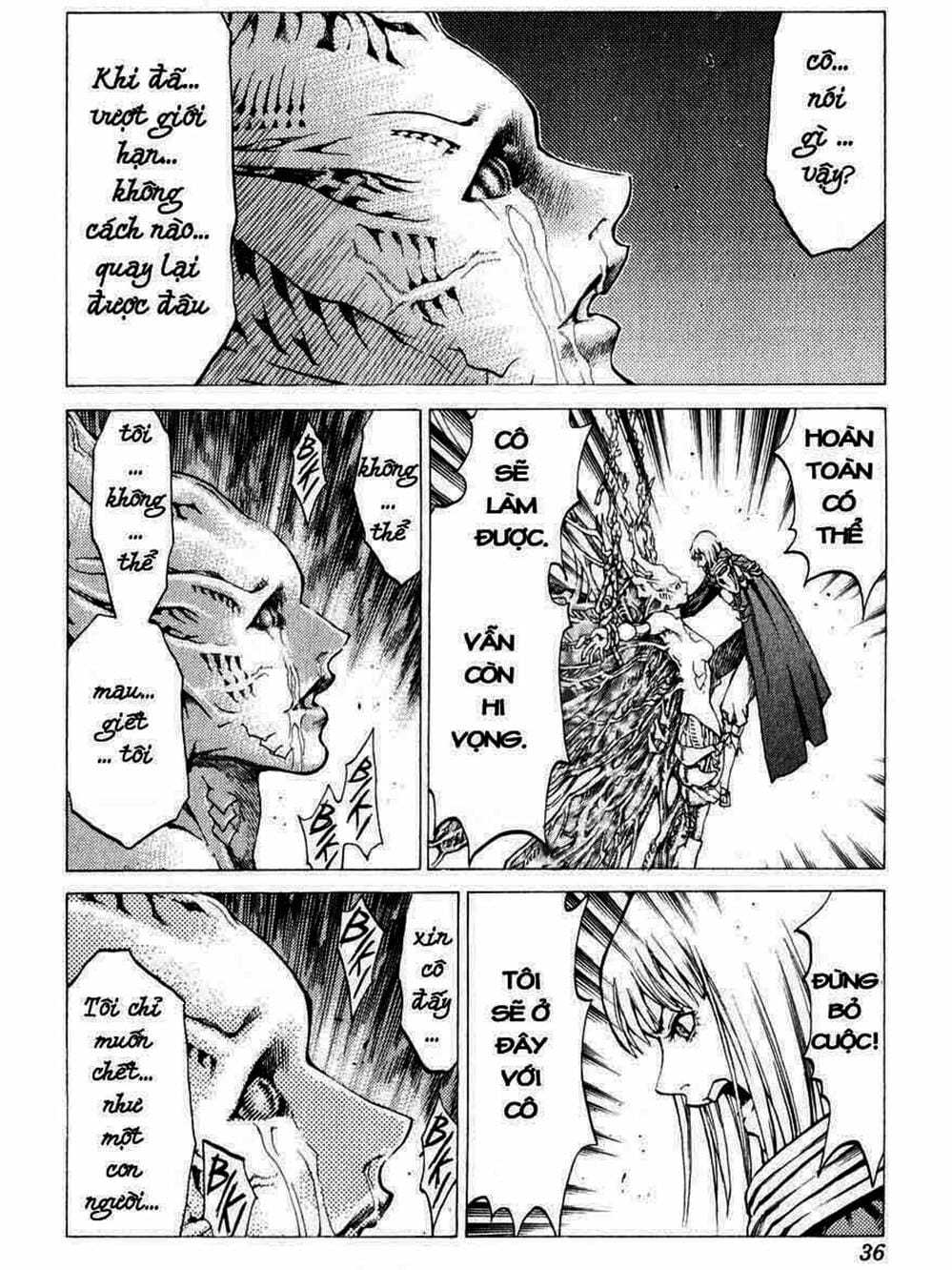 Truyện Tranh Claymore Mắt Bạc trang 4