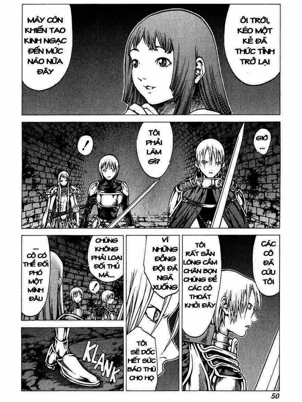 Truyện Tranh Claymore Mắt Bạc trang 4