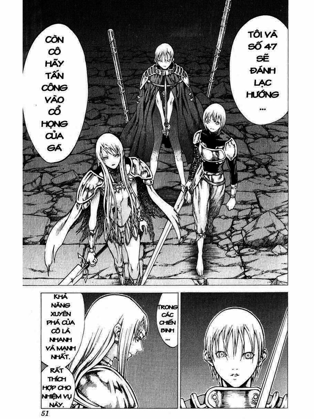 Truyện Tranh Claymore Mắt Bạc trang 4