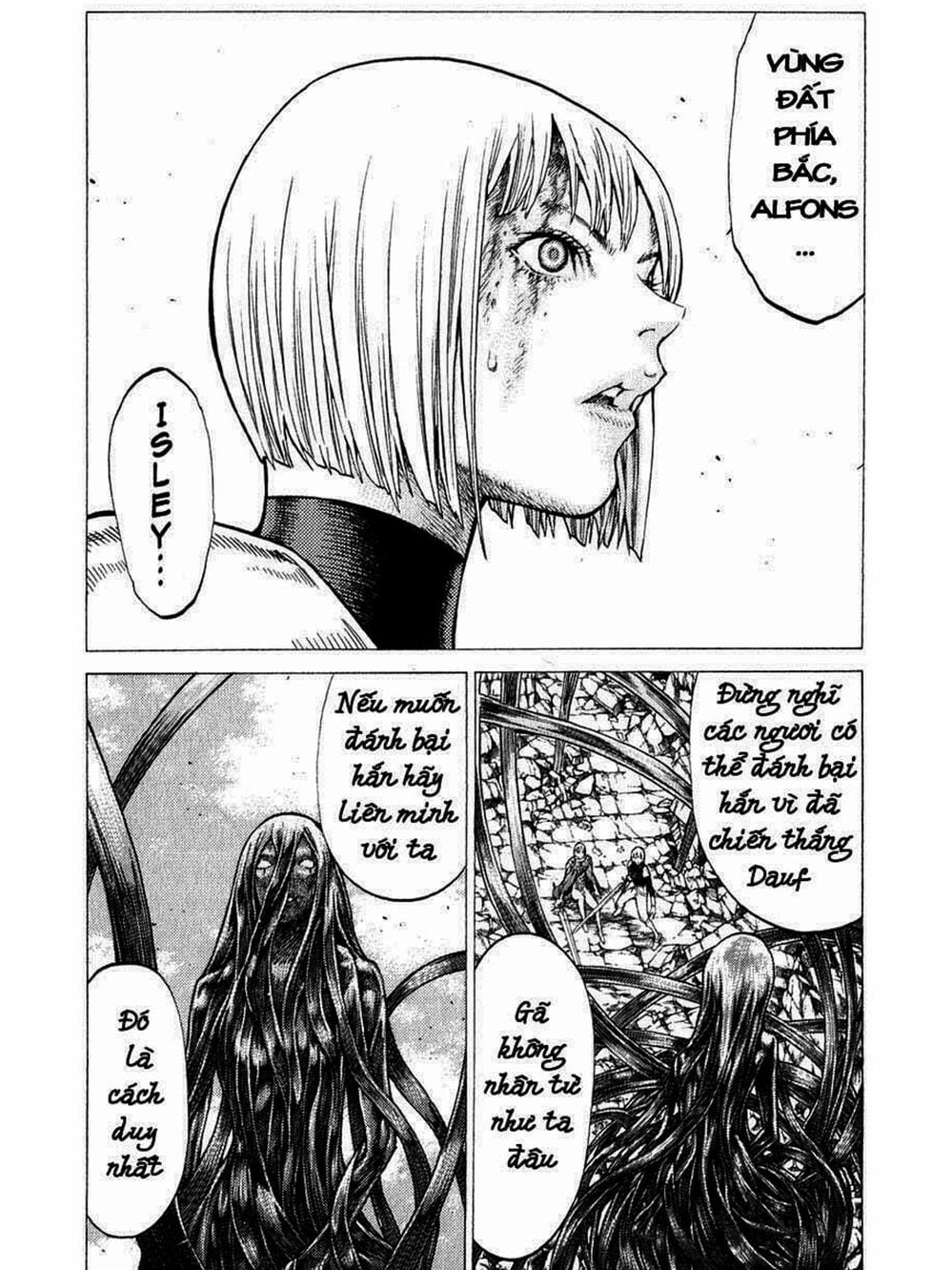 Truyện Tranh Claymore Mắt Bạc trang 4