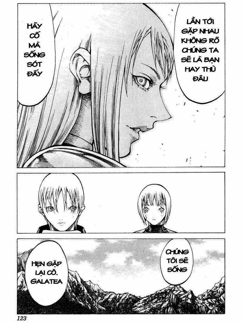 Truyện Tranh Claymore Mắt Bạc trang 4