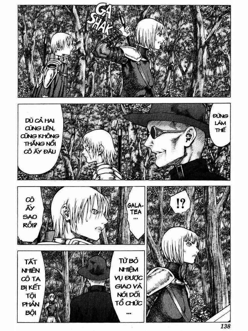 Truyện Tranh Claymore Mắt Bạc trang 4