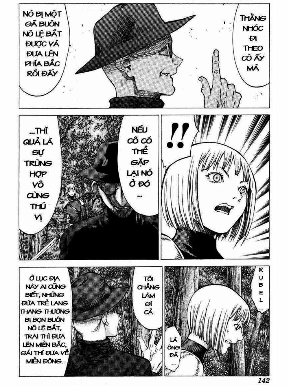 Truyện Tranh Claymore Mắt Bạc trang 4