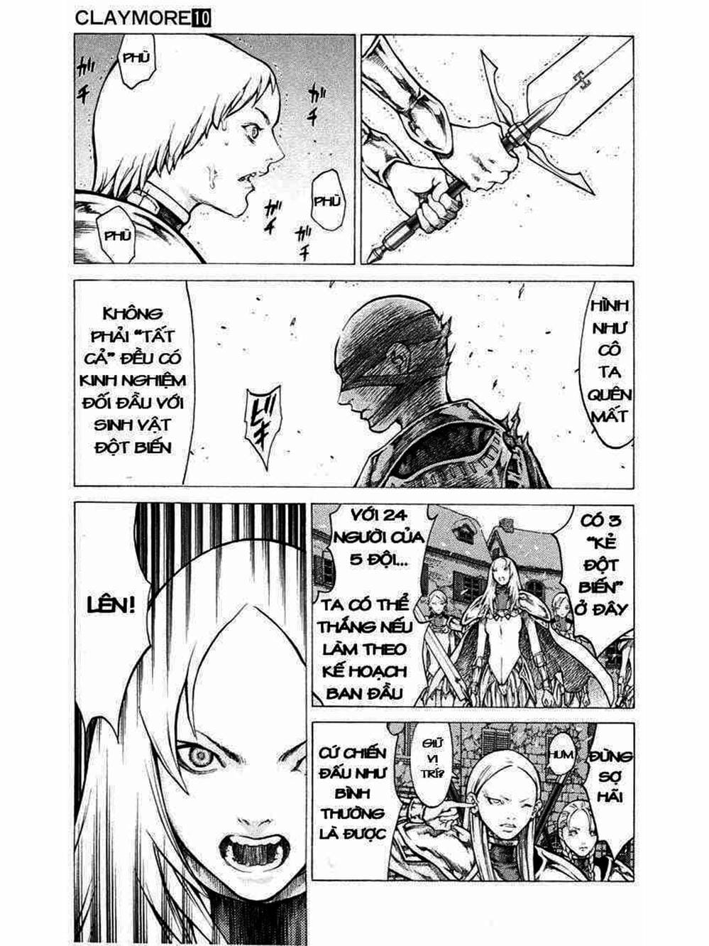 Truyện Tranh Claymore Mắt Bạc trang 4