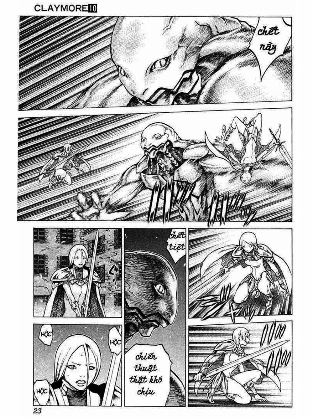 Truyện Tranh Claymore Mắt Bạc trang 4