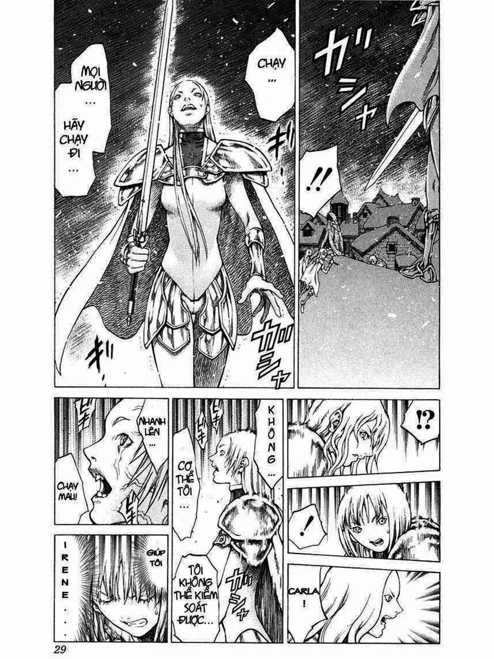 Truyện Tranh Claymore Mắt Bạc trang 4