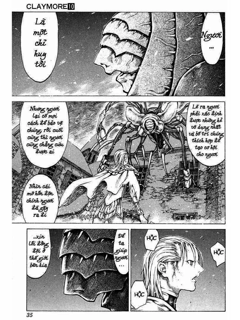 Truyện Tranh Claymore Mắt Bạc trang 4
