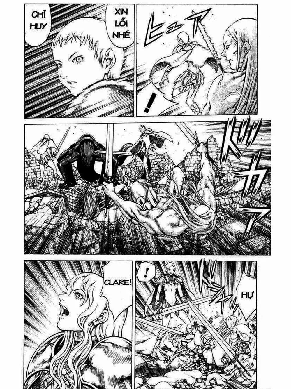 Truyện Tranh Claymore Mắt Bạc trang 4