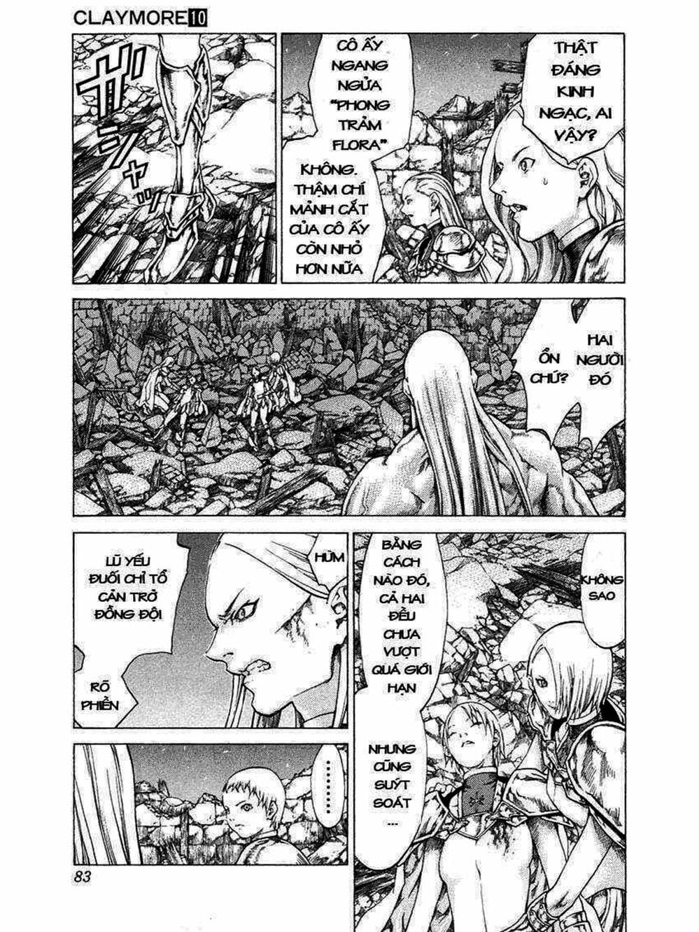 Truyện Tranh Claymore Mắt Bạc trang 4