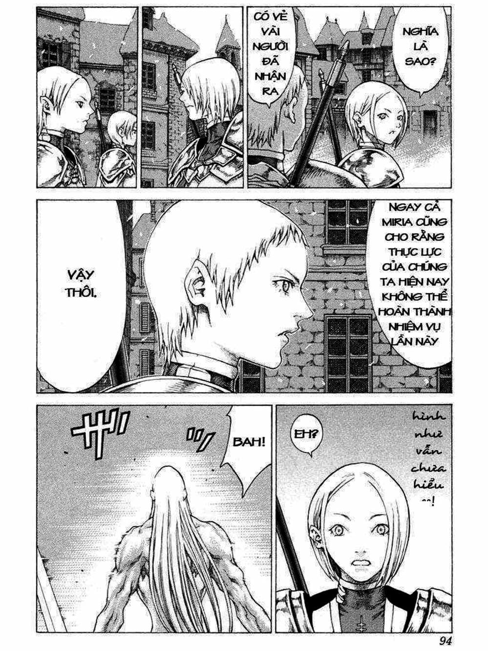 Truyện Tranh Claymore Mắt Bạc trang 4