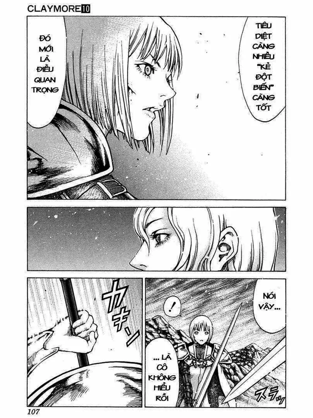 Truyện Tranh Claymore Mắt Bạc trang 4