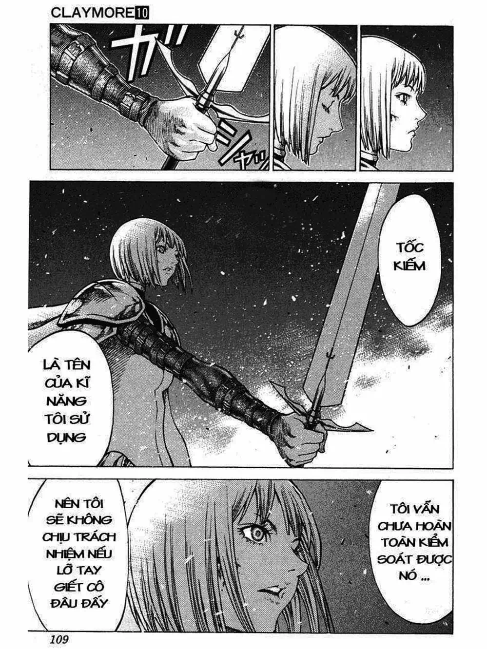Truyện Tranh Claymore Mắt Bạc trang 4