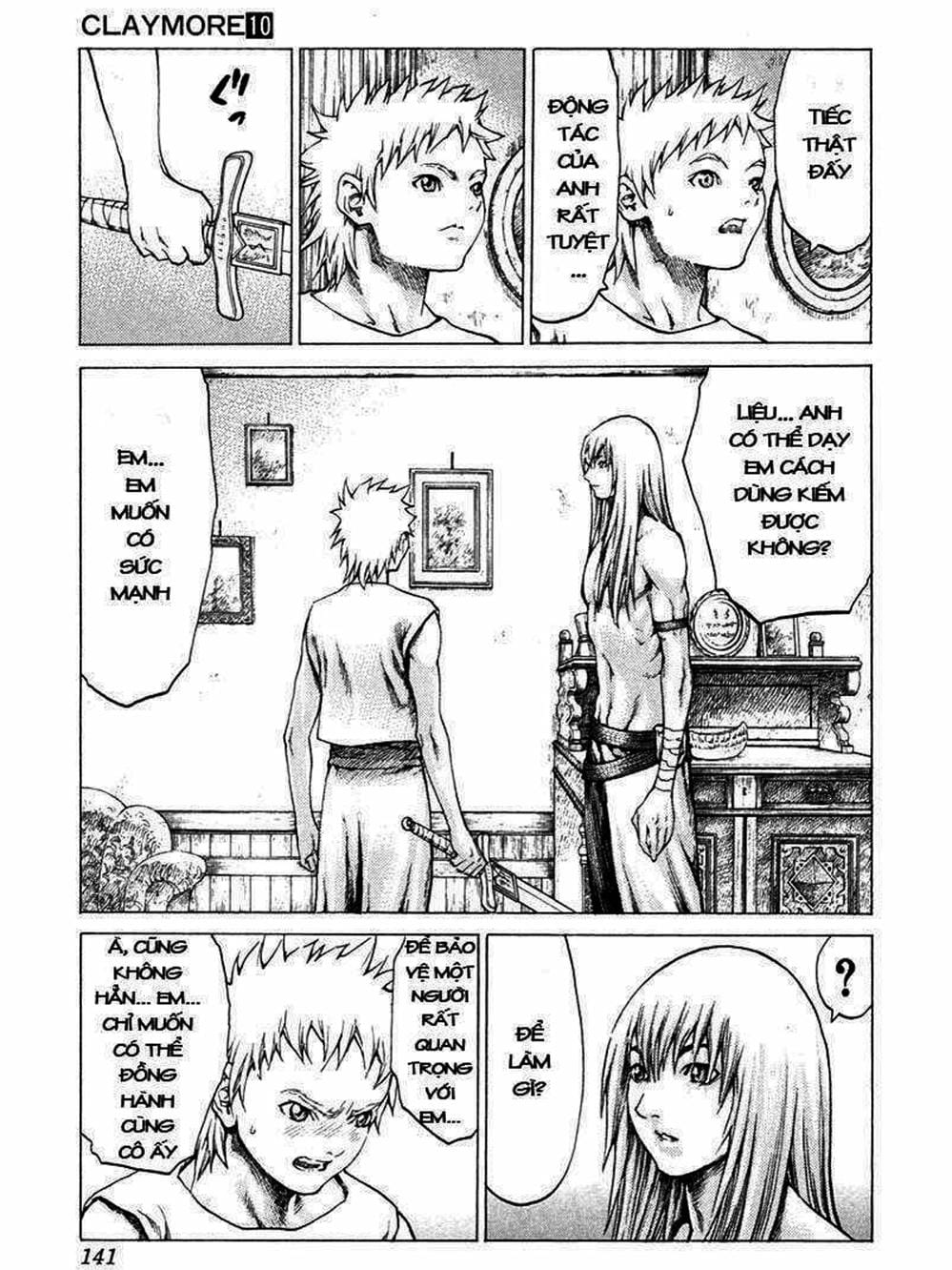 Truyện Tranh Claymore Mắt Bạc trang 4
