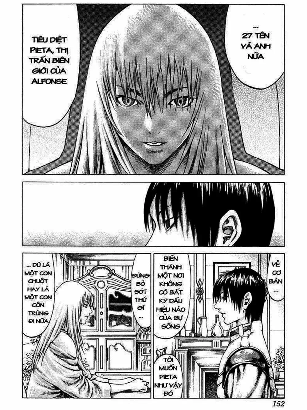 Truyện Tranh Claymore Mắt Bạc trang 4