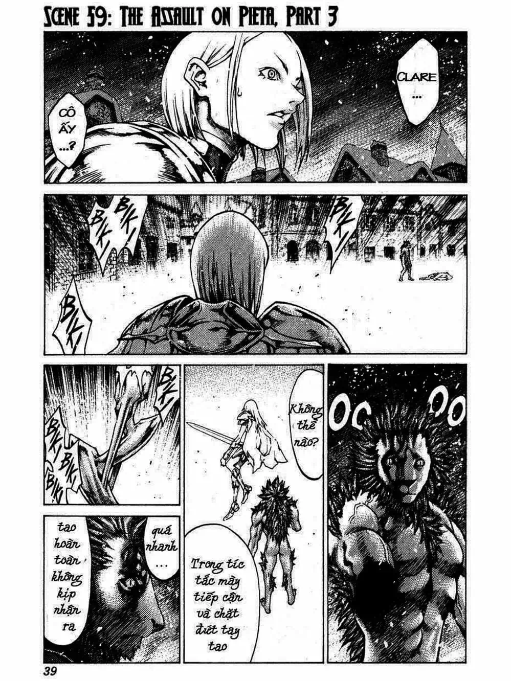 Truyện Tranh Claymore Mắt Bạc trang 4