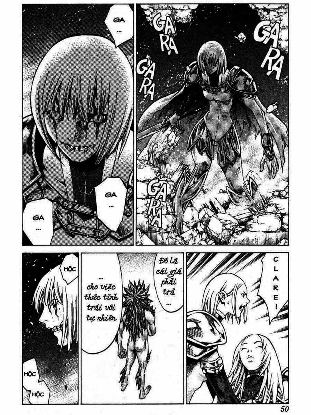 Truyện Tranh Claymore Mắt Bạc trang 4