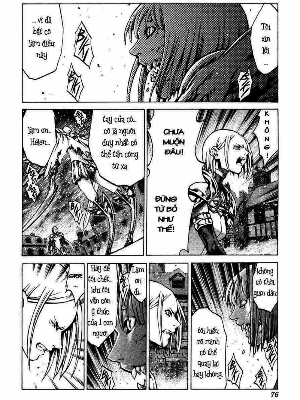 Truyện Tranh Claymore Mắt Bạc trang 4