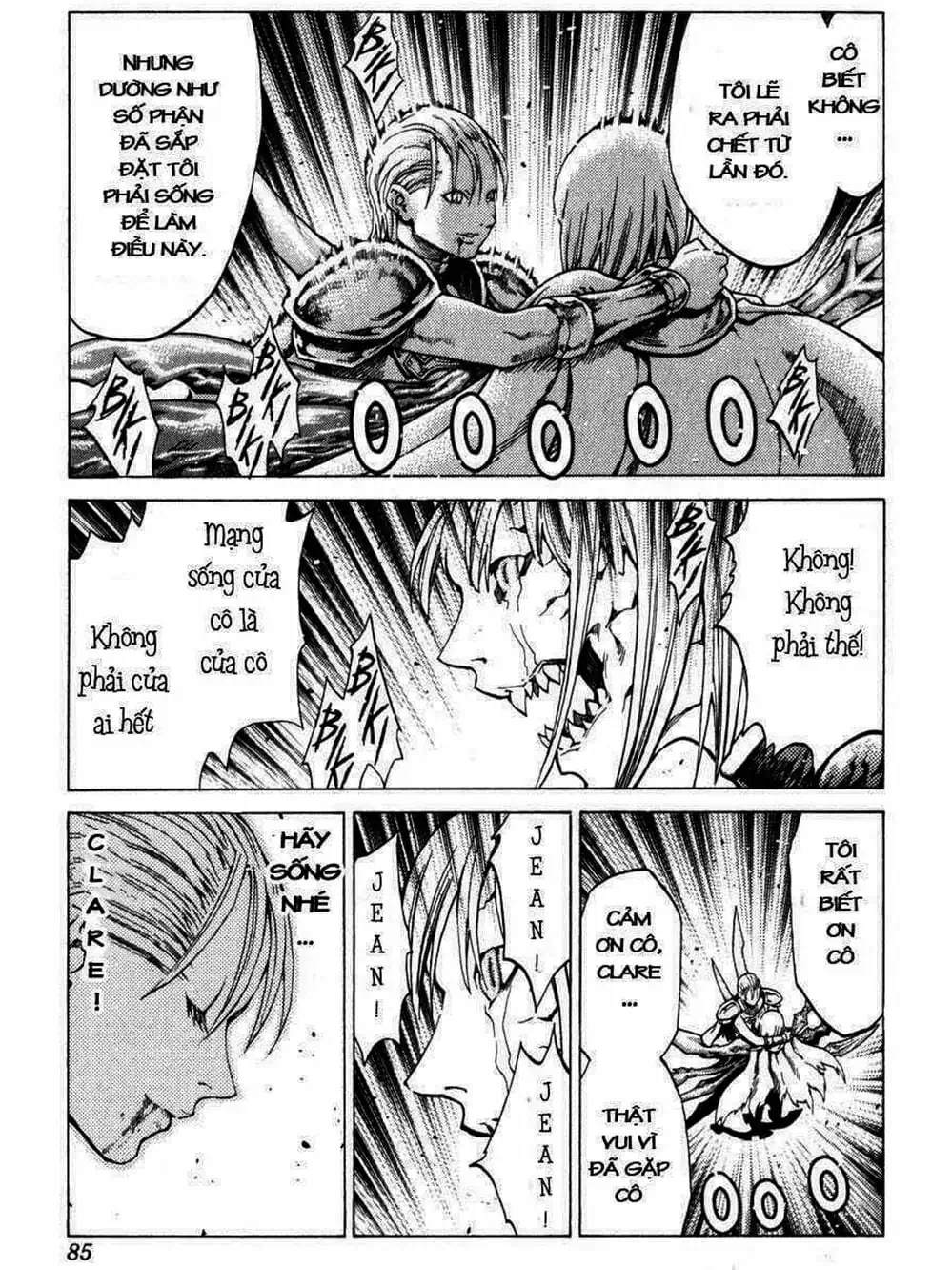 Truyện Tranh Claymore Mắt Bạc trang 4
