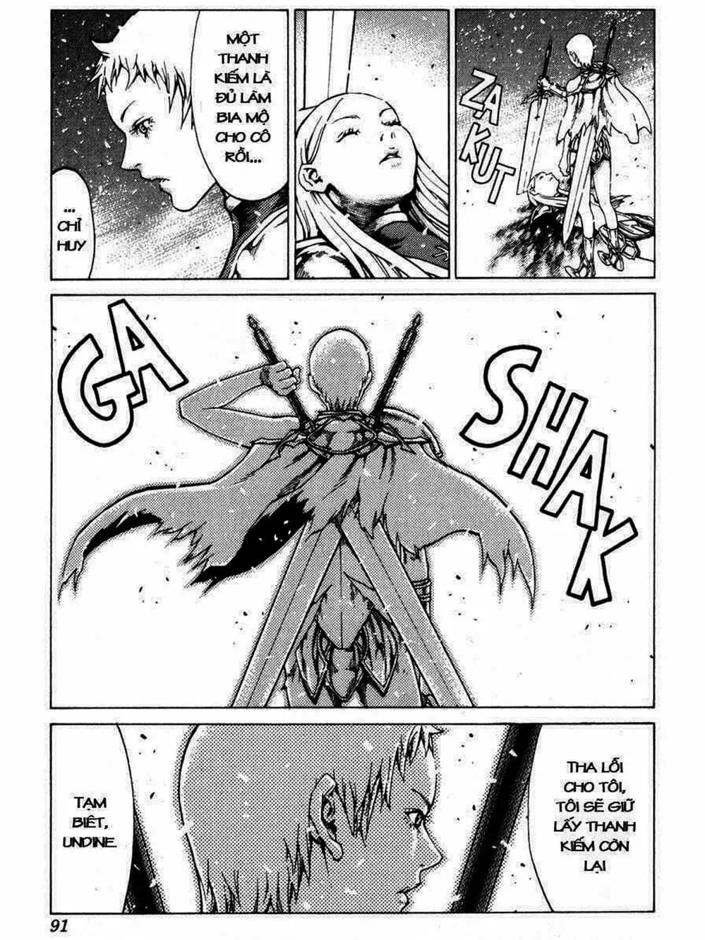Truyện Tranh Claymore Mắt Bạc trang 4
