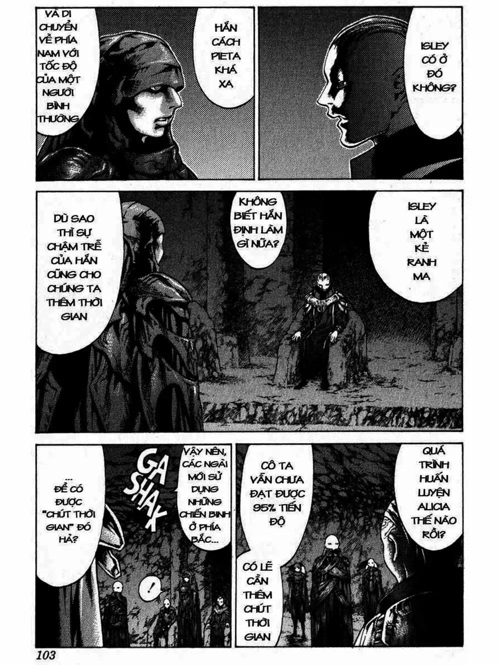 Truyện Tranh Claymore Mắt Bạc trang 4