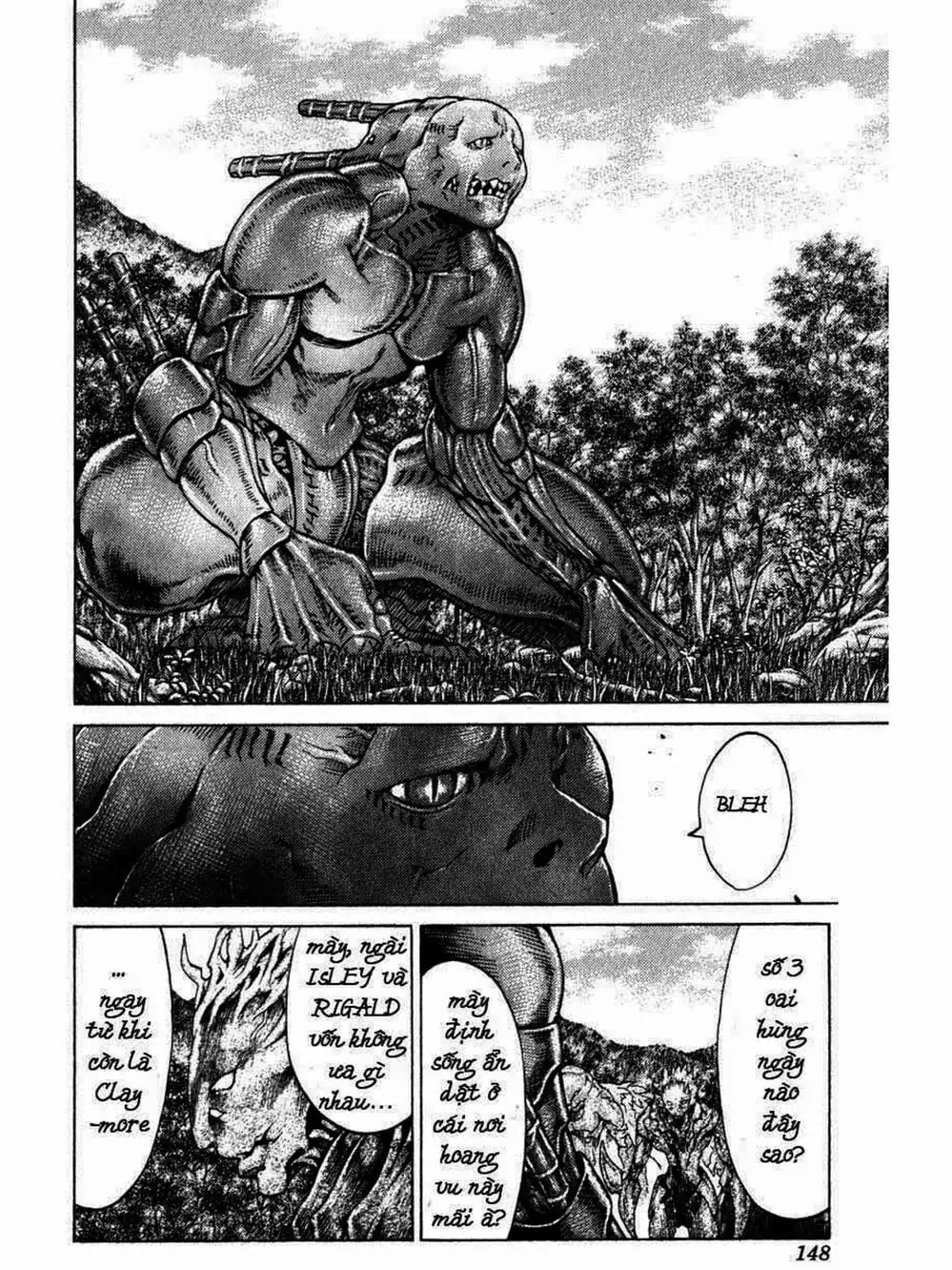 Truyện Tranh Claymore Mắt Bạc trang 4
