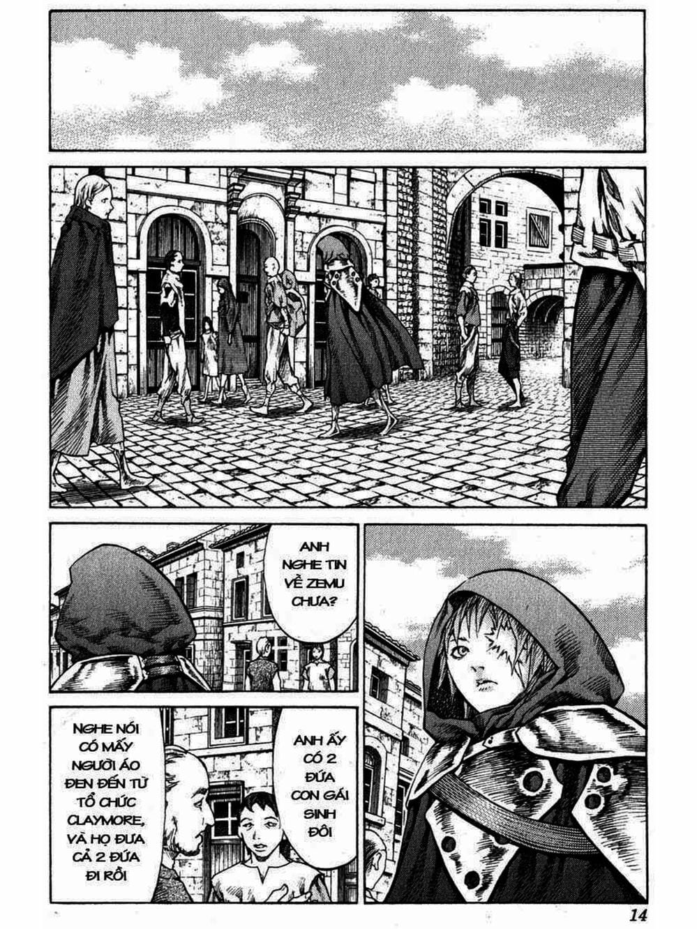 Truyện Tranh Claymore Mắt Bạc trang 4