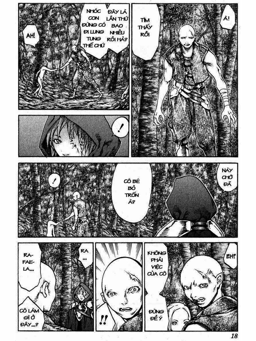 Truyện Tranh Claymore Mắt Bạc trang 4