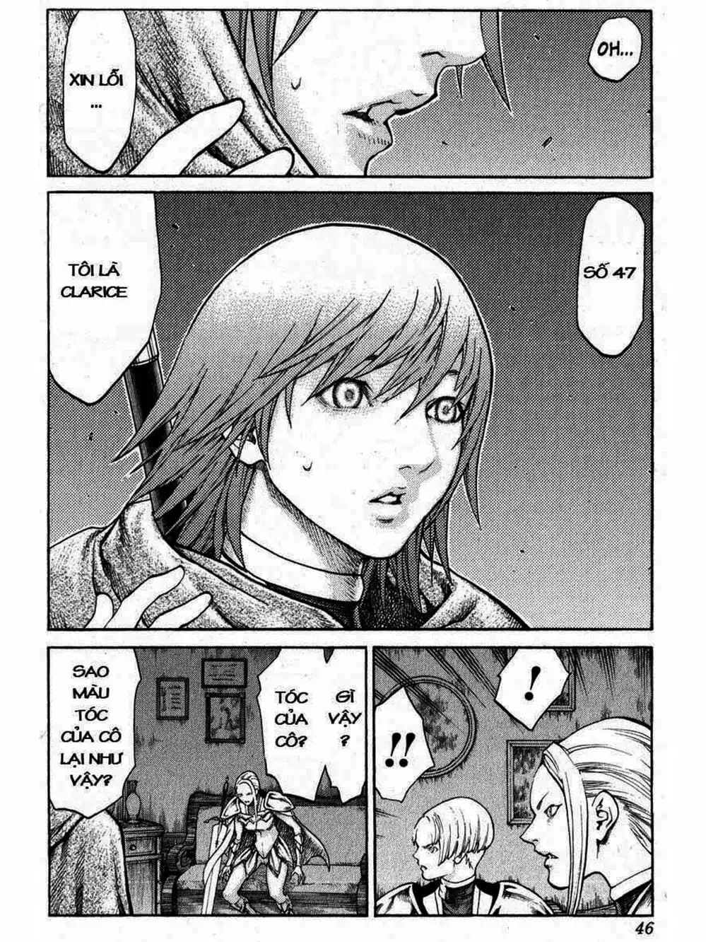 Truyện Tranh Claymore Mắt Bạc trang 4